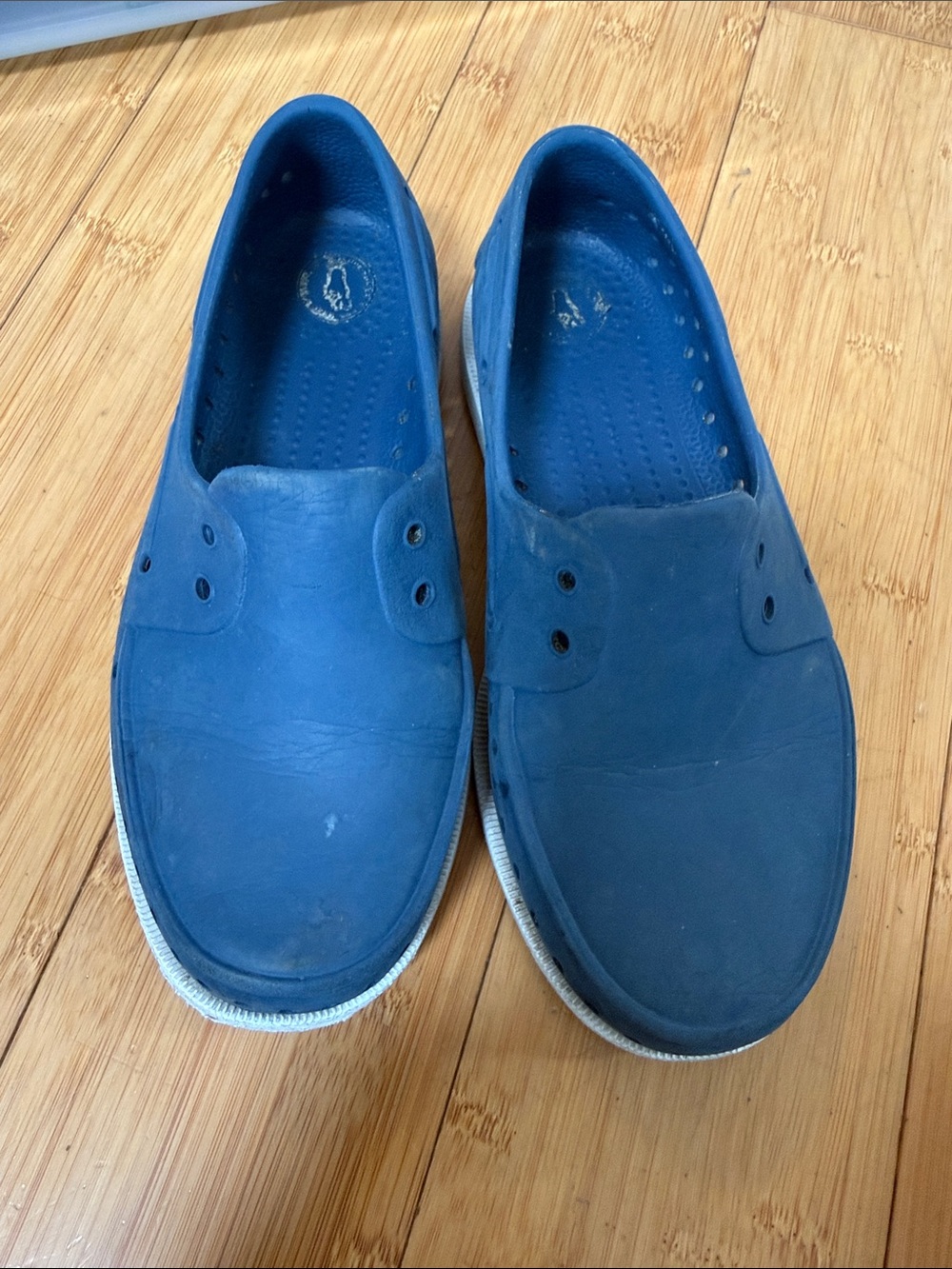 Boys Native Casual Slip-On Shoe in Blue